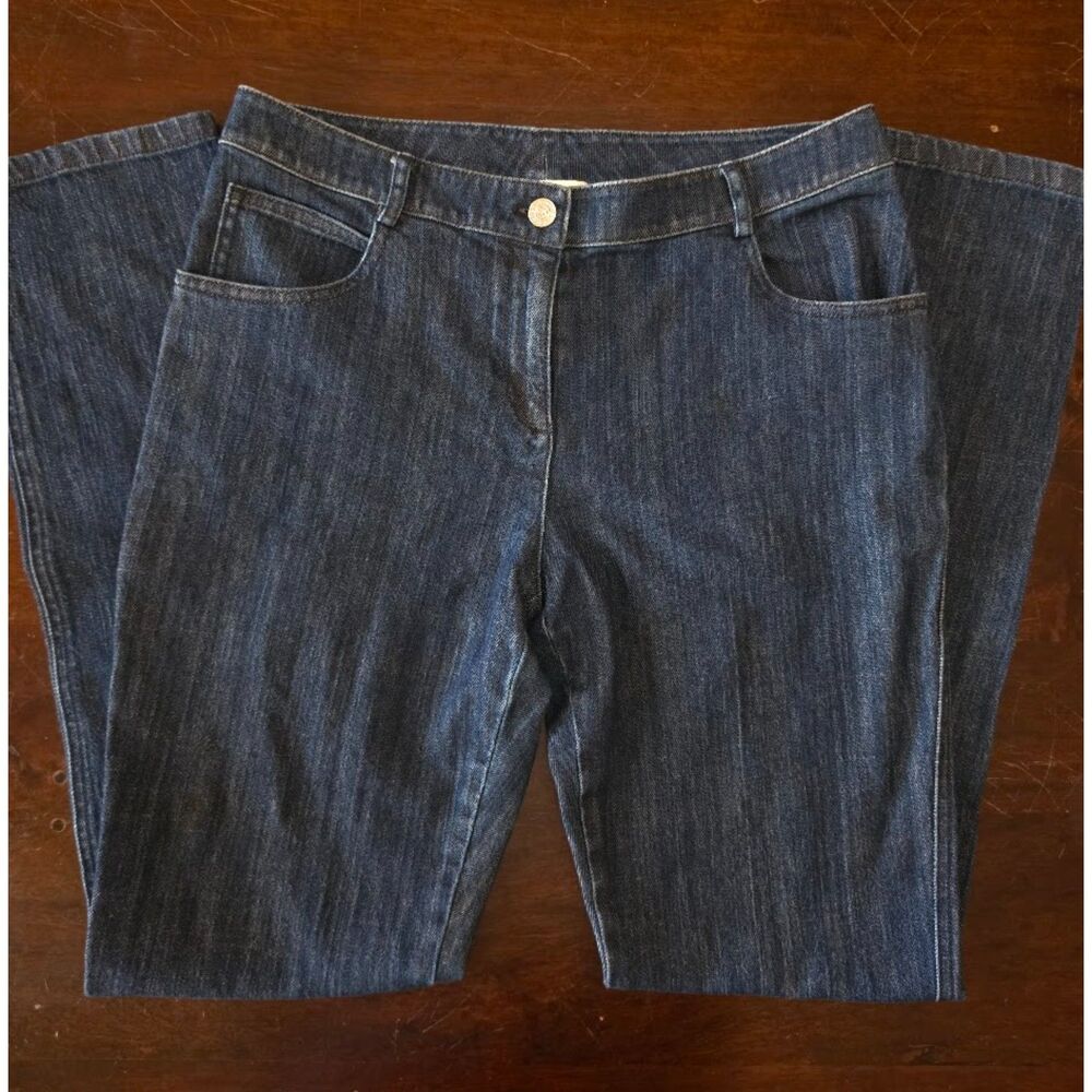 St. John Sport dark denim straight Jeans Size 6